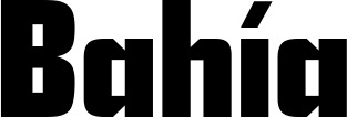 Vorschau des Bootsnamens "Bahía" als Schriftzug für "Bootsbeschriftung Neu 11"