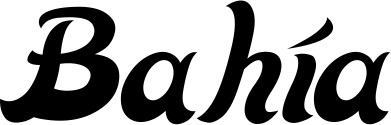 Vorschau des Bootsnamens "Bahía" als Schriftzug für "Bootsbeschriftung Klassisch 33"
