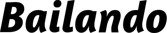 Vorschau des Bootsnamens "Bailando" als Schriftzug für "Bootsbeschriftung Kursiv 01"