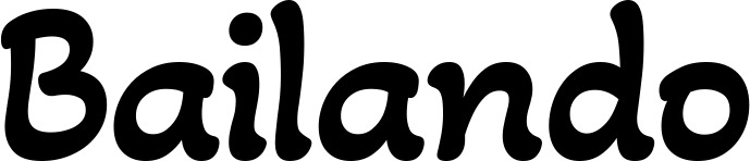 Vorschau des Bootsnamens "Bailando" als Schriftzug für "Bootsbeschriftung Klassisch 103"