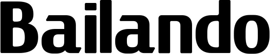Vorschau des Bootsnamens "Bailando" als Schriftzug für "Bootsbeschriftung Fett 22"