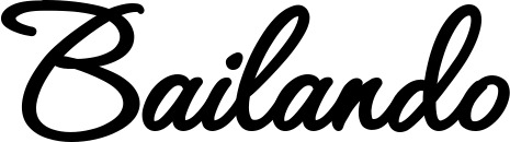 Vorschau des Bootsnamens "Bailando" als Schriftzug für "Style Klassisch 111"