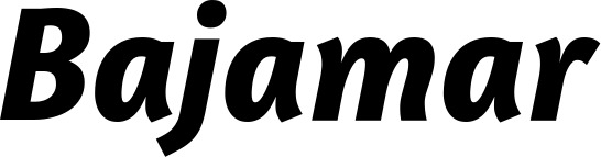 Vorschau des Bootsnamens "Bajamar" als Schriftzug für "Bootsbeschriftung Kursiv 01"