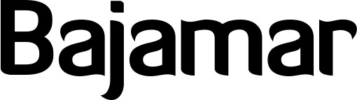 Vorschau des Bootsnamens "Bajamar" als Schriftzug für "Bootsbeschriftung Normal 06"