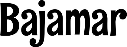 Vorschau des Bootsnamens "Bajamar" als Schriftzug für "Bootsbeschriftung Neu 68"