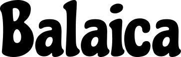Vorschau des Bootsnamens "Balaica" als Schriftzug für "Bootsbeschriftung Klassisch 53"
