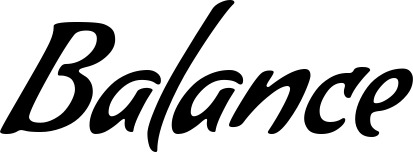 Vorschau des Bootsnamens "Balance" als Schriftzug für "Bootsbeschriftung Klassisch 57"