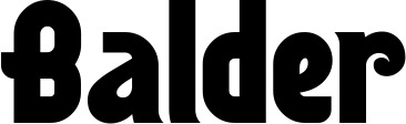 Vorschau des Bootsnamens "Balder" als Schriftzug für "Bootsbeschriftung Neu 32"