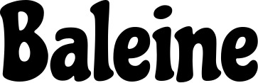 Vorschau des Bootsnamens "Baleine" als Schriftzug für "Bootsbeschriftung Klassisch 53"