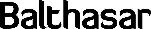 Vorschau des Bootsnamens "Balthasar" als Schriftzug für "Bootsbeschriftung Normal 06"