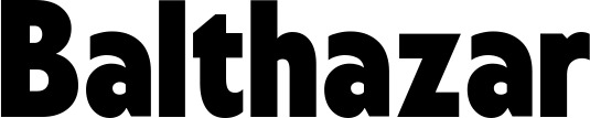 Vorschau des Bootsnamens "Balthazar" als Schriftzug für "Style Fett 24"