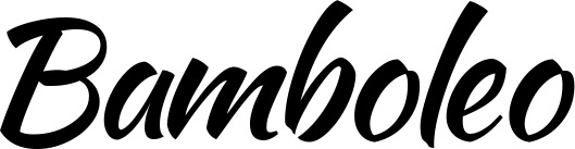 Vorschau des Bootsnamens "Bamboleo" als Schriftzug für "Bootsbeschriftung Klassisch 73"