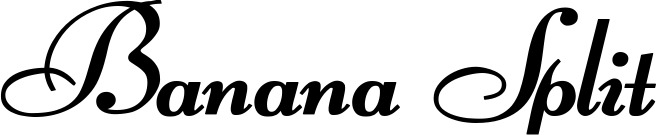 Bootsname 'Banana Split' angezeigt als 'Bootsbeschriftung Klassisch 76-A'