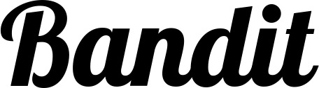 Vorschau des Bootsnamens "Bandit" als Schriftzug für "Bootsbeschriftung Neu 60"