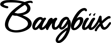 Vorschau des Bootsnamens "Bangbüx" als Schriftzug für "Bootsbeschriftung Klassisch 111"