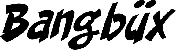 Vorschau des Bootsnamens "Bangbüx" als Schriftzug für "Bootsbeschriftung Klassisch 31"