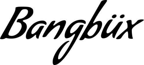 Vorschau des Bootsnamens "Bangbüx" als Schriftzug für "Bootsbeschriftung Klassisch 57"