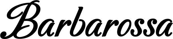 Vorschau des Bootsnamens "Barbarossa" als Schriftzug für "Bootsbeschriftung Klassisch 50"
