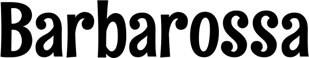 Vorschau des Bootsnamens "Barbarossa" als Schriftzug für "Bootsbeschriftung Neu 68"