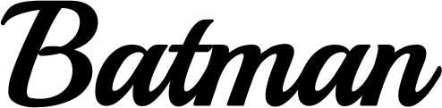 Bootsname 'Batman' angezeigt als 'Bootsbeschriftung Klassisch 86'