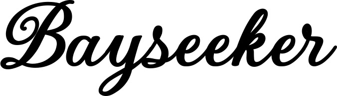Vorschau des Bootsnamens "Bayseeker" als Schriftzug für "Bootsbeschriftung Klassisch 69"