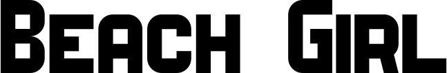 Vorschau des Bootsnamens "Beach Girl" als Schriftzug für "Bootsbeschriftung Neu 34"