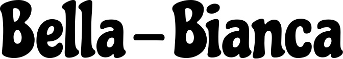 Vorschau des Bootsnamens "Bella-Bianca" als Schriftzug für "Bootsbeschriftung Klassisch 53"