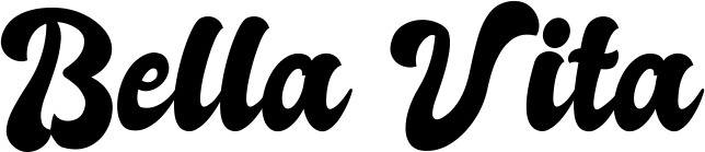 Vorschau des Bootsnamens "Bella Vita" als Schriftzug für "Bootsbeschriftung Klassisch 41"