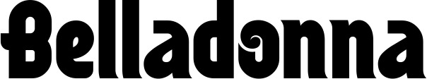 Vorschau des Bootsnamens "Belladonna" als Schriftzug für "Bootsbeschriftung Neu 32"