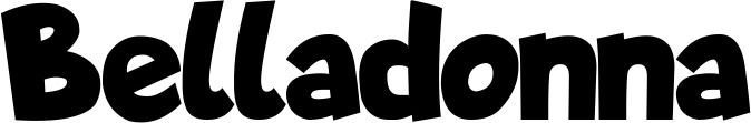 Vorschau des Bootsnamens "Belladonna" als Schriftzug für "Bootsbeschriftung Neu 48"