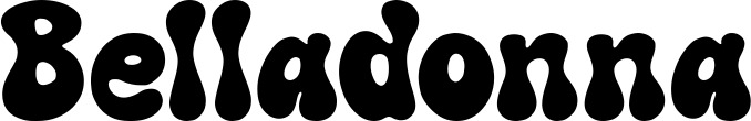Vorschau des Bootsnamens "Belladonna" als Schriftzug für "Bootsbeschriftung Neu 62"
