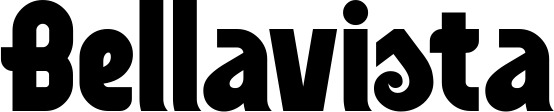 Vorschau des Bootsnamens "Bellavista" als Schriftzug für "Bootsbeschriftung Neu 32"