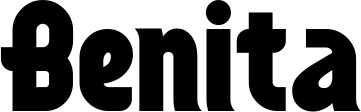 Vorschau des Bootsnamens "Benita" als Schriftzug für "Bootsbeschriftung Neu 32"