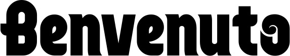 Vorschau des Bootsnamens "Benvenuto" als Schriftzug für "Bootsbeschriftung Neu 32"