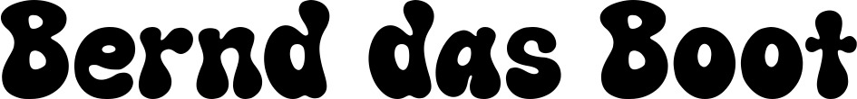 Vorschau des Bootsnamens "Bernd das Boot" als Schriftzug für "Style Neu 62"