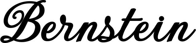 Vorschau des Bootsnamens "Bernstein" als Schriftzug für "Bootsbeschriftung Klassisch 69"