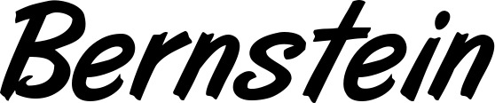 Vorschau des Bootsnamens "Bernstein" als Schriftzug für "Bootsbeschriftung Klassisch 38"