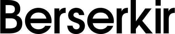 Vorschau des Bootsnamens "Berserkir" als Schriftzug für "Bootsbeschriftung Fett 19"
