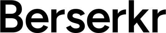 Vorschau des Bootsnamens "Berserkr" als Schriftzug für "Bootsbeschriftung Fett 18"