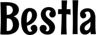 Vorschau des Bootsnamens "Bestla" als Schriftzug für "Bootsbeschriftung Neu 68"