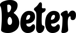 Vorschau des Bootsnamens "Beter" als Schriftzug für "Bootsbeschriftung Klassisch 53"