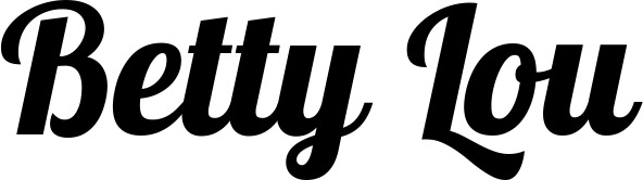 Vorschau des Bootsnamens "Betty Lou" als Schriftzug für "Style Neu 60"