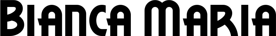 Vorschau des Bootsnamens "Bianca Maria" als Schriftzug für "Bootsbeschriftung Neu 26"