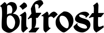 Vorschau des Bootsnamens "Bifrost" als Schriftzug für "Bootsbeschriftung Klassisch 06"