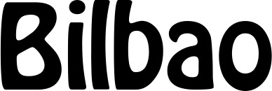 Vorschau des Bootsnamens "Bilbao" als Schriftzug für "Bootsbeschriftung Fett 01"