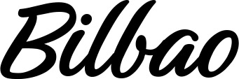 Vorschau des Bootsnamens "Bilbao" als Schriftzug für "Bootsbeschriftung Klassisch 48"