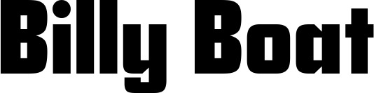 Vorschau des Bootsnamens "Billy Boat" als Schriftzug für "Bootsbeschriftung Neu 11"