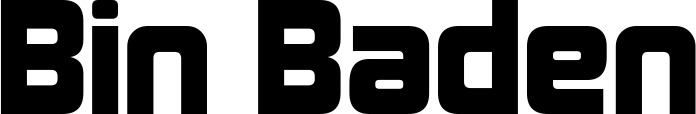 Vorschau des Bootsnamens "Bin Baden" als Schriftzug für "Bootsbeschriftung Neu 25"