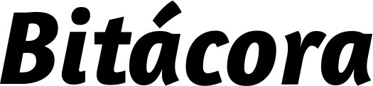 Vorschau des Bootsnamens "Bitácora" als Schriftzug für "Bootsbeschriftung Kursiv 01"