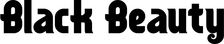 Vorschau des Bootsnamens "Black Beauty" als Schriftzug für "Bootsbeschriftung Neu 32"
